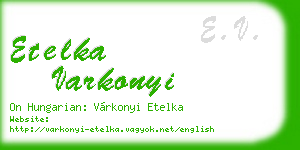 etelka varkonyi business card