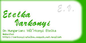 etelka varkonyi business card